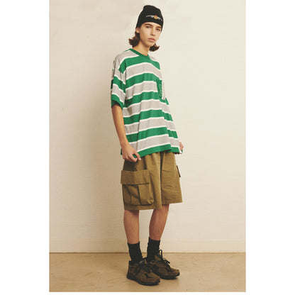 BORDER POCKET SS TEE / GREEN