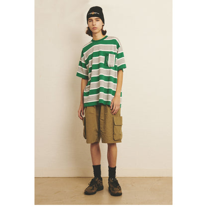 BORDER POCKET SS TEE / GREEN