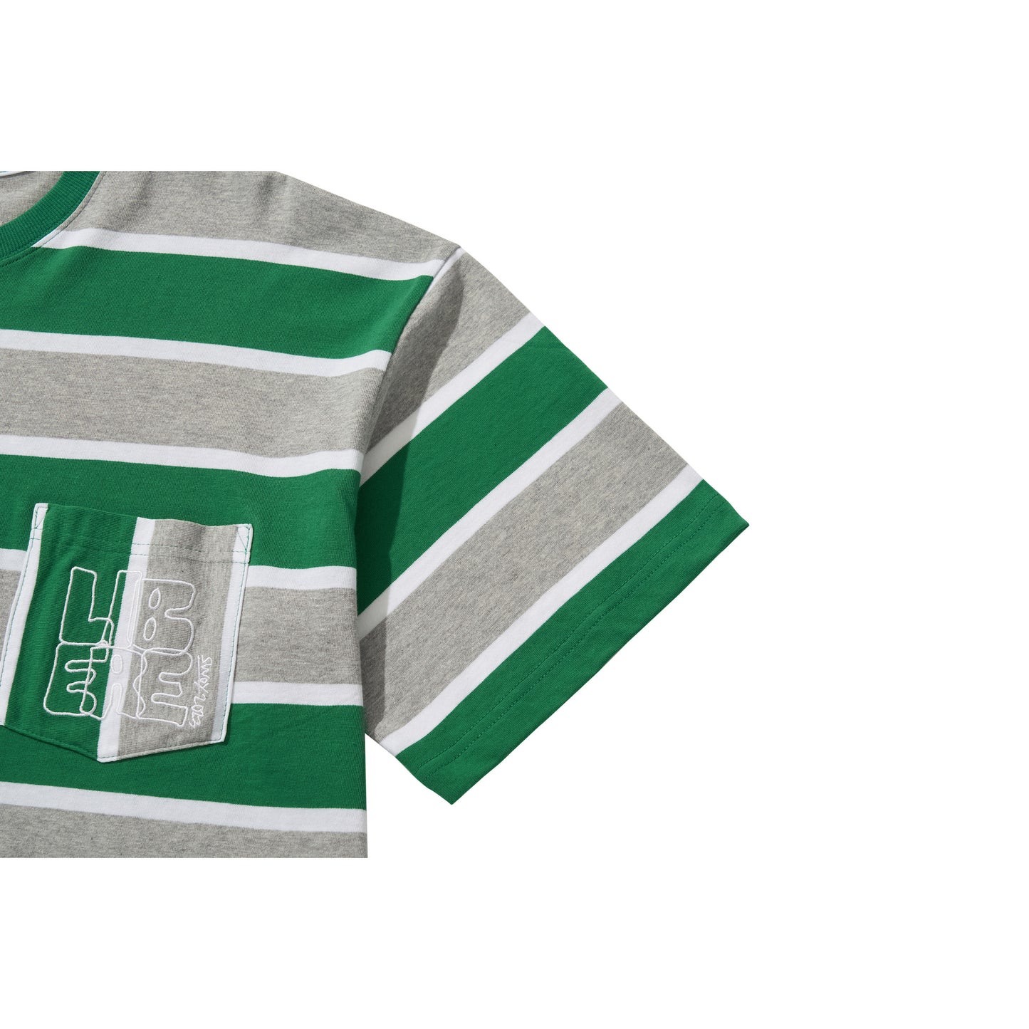 BORDER POCKET SS TEE / GREEN