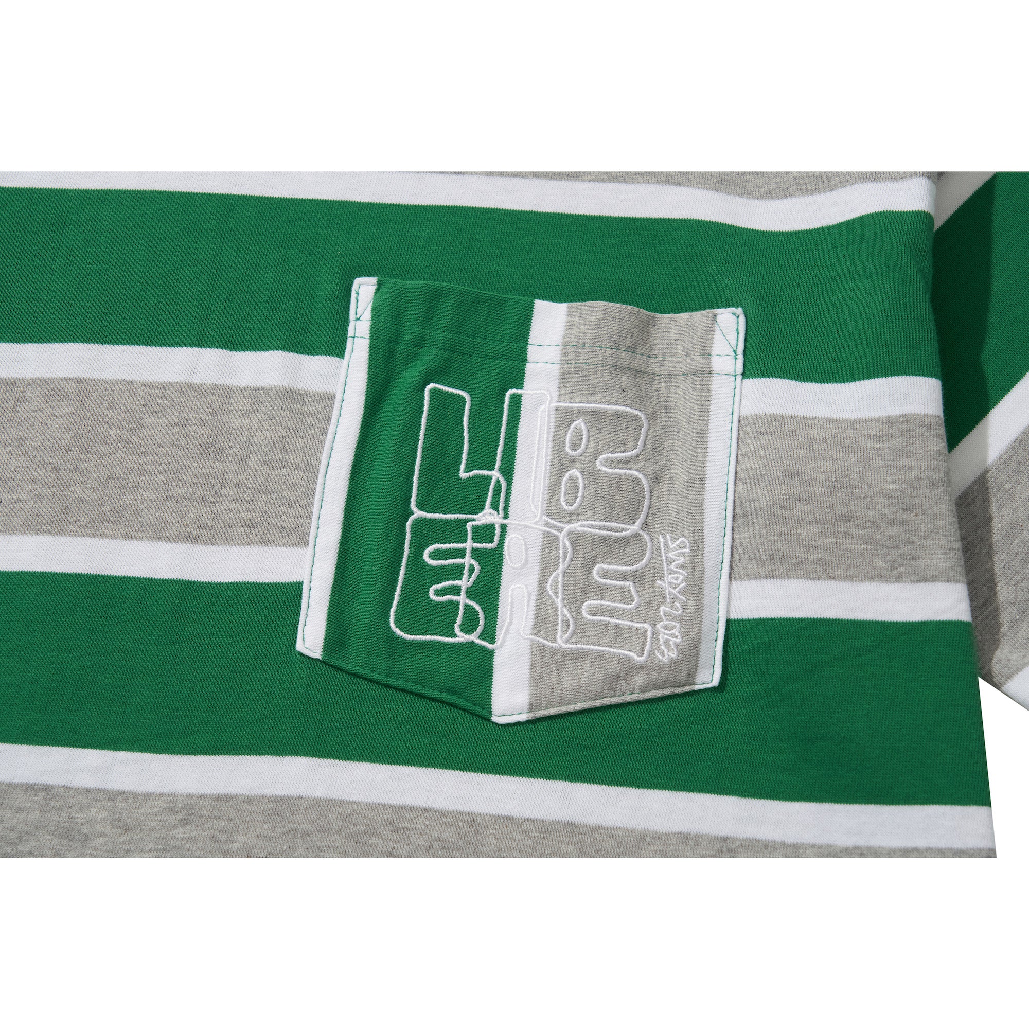 BORDER POCKET SS TEE / GREEN – LIBERE