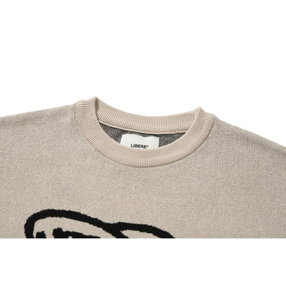 CHEEKY KNIT SWEAT / IVORY