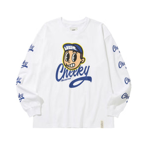 CHEEKY LONG SLEEVE / WHITE