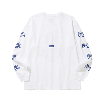 CHEEKY LONG SLEEVE / WHITE