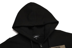 TACTIICAL ZIP-UP HOODIE / BLACK