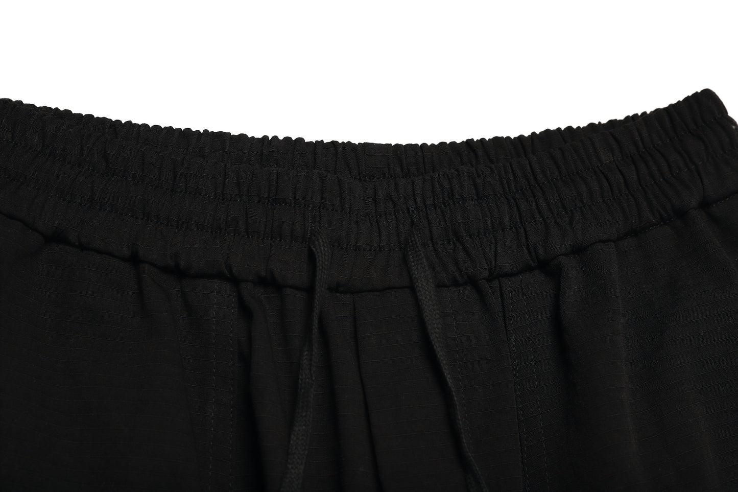 LAYERED WIDE PANTS / BLACK