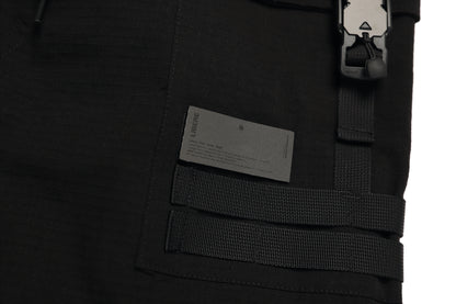 LAYERED WIDE PANTS / BLACK