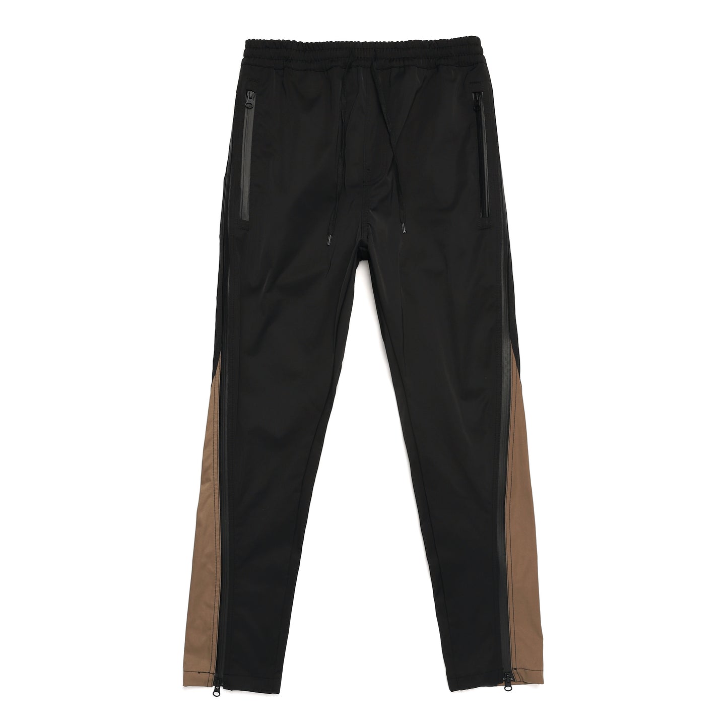 SIDE ZIP PANTS / BLACK