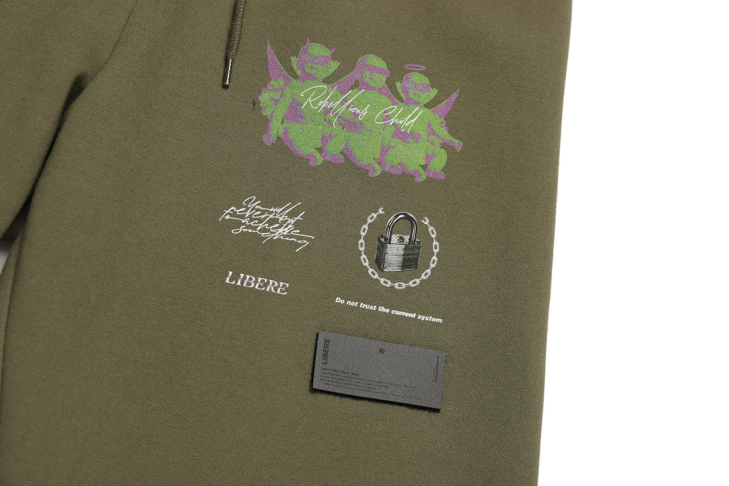 COLLAGE SWEAT PANTS / KHAKI