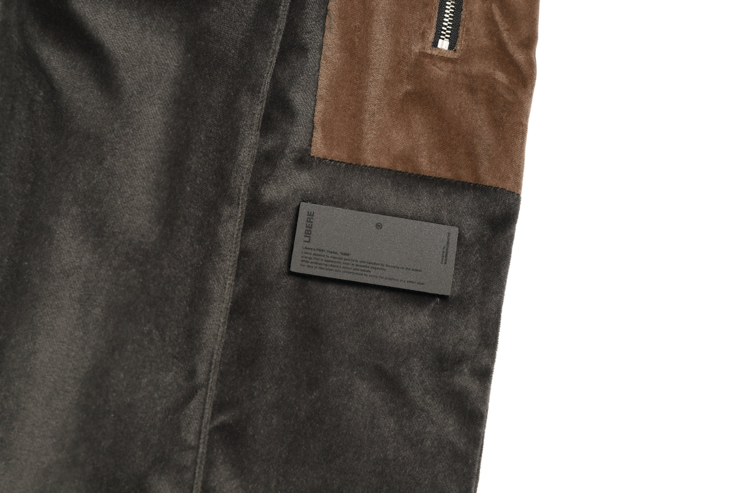 VELVET PANTS / CHARCOAL