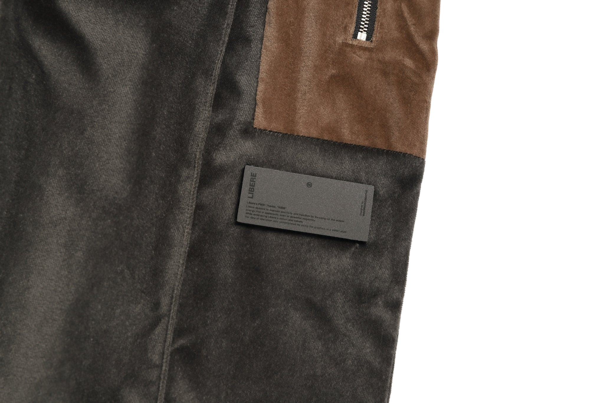 VELVET PANTS / CHARCOAL