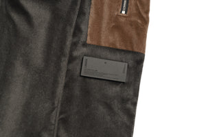 VELVET PANTS / CHARCOAL