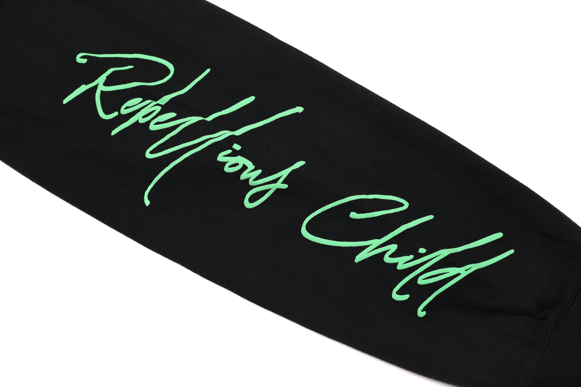 CYBER FONT LOGO LONG SLEEVE / BLACK