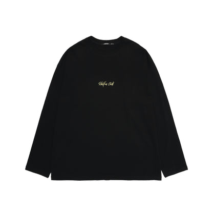 CURSIVE LONG SLEEVE / BLACK