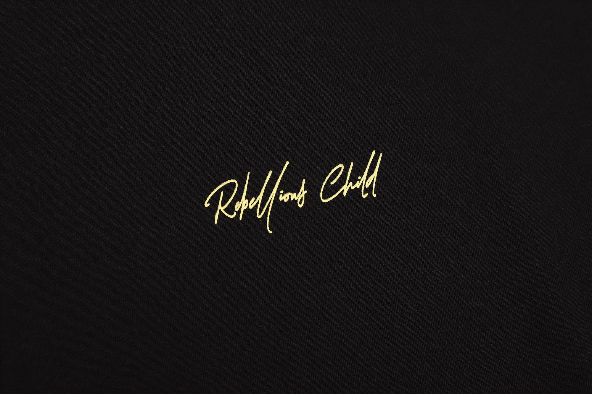 CURSIVE LONG SLEEVE / BLACK