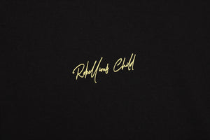 CURSIVE LONG SLEEVE / BLACK