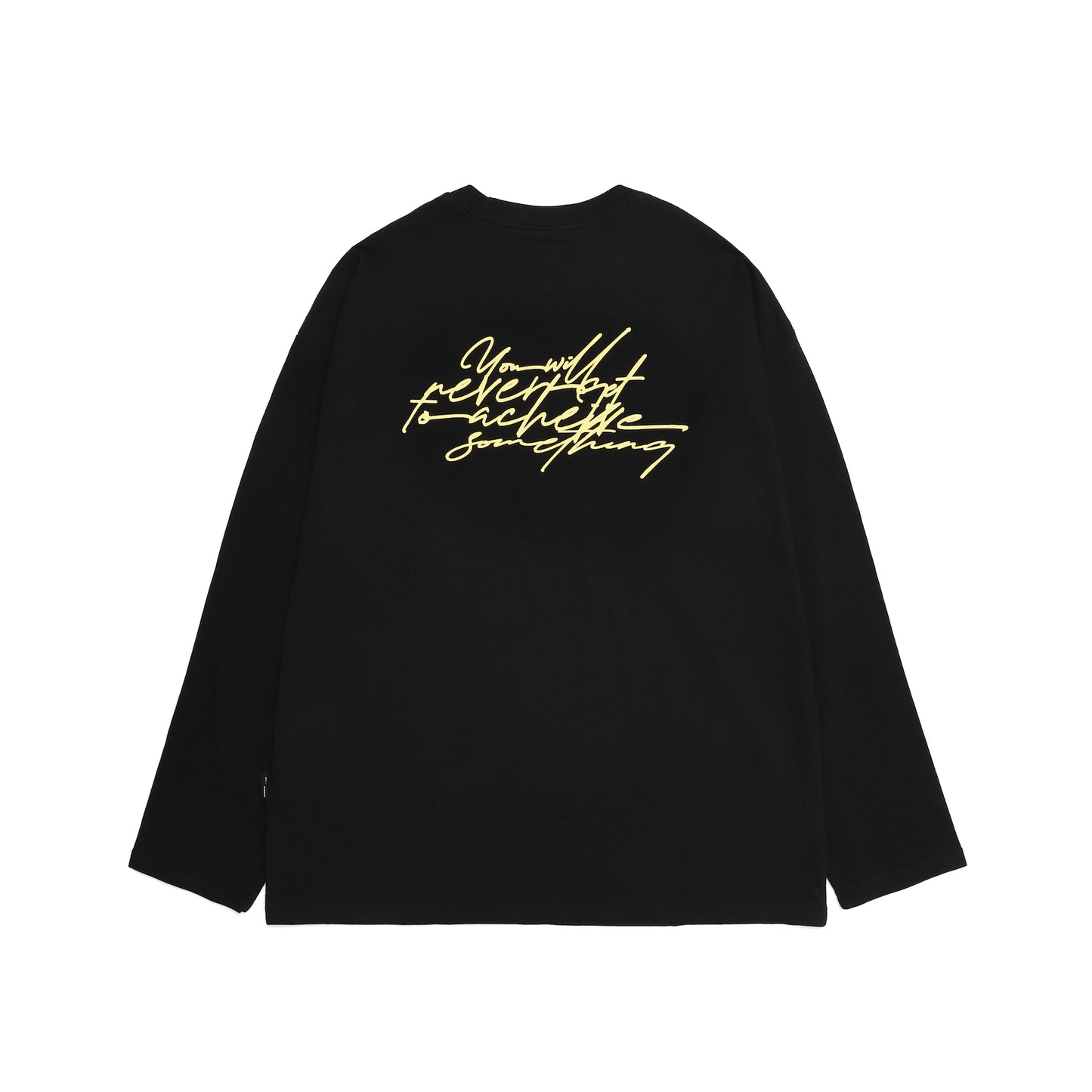 CURSIVE LONG SLEEVE / BLACK