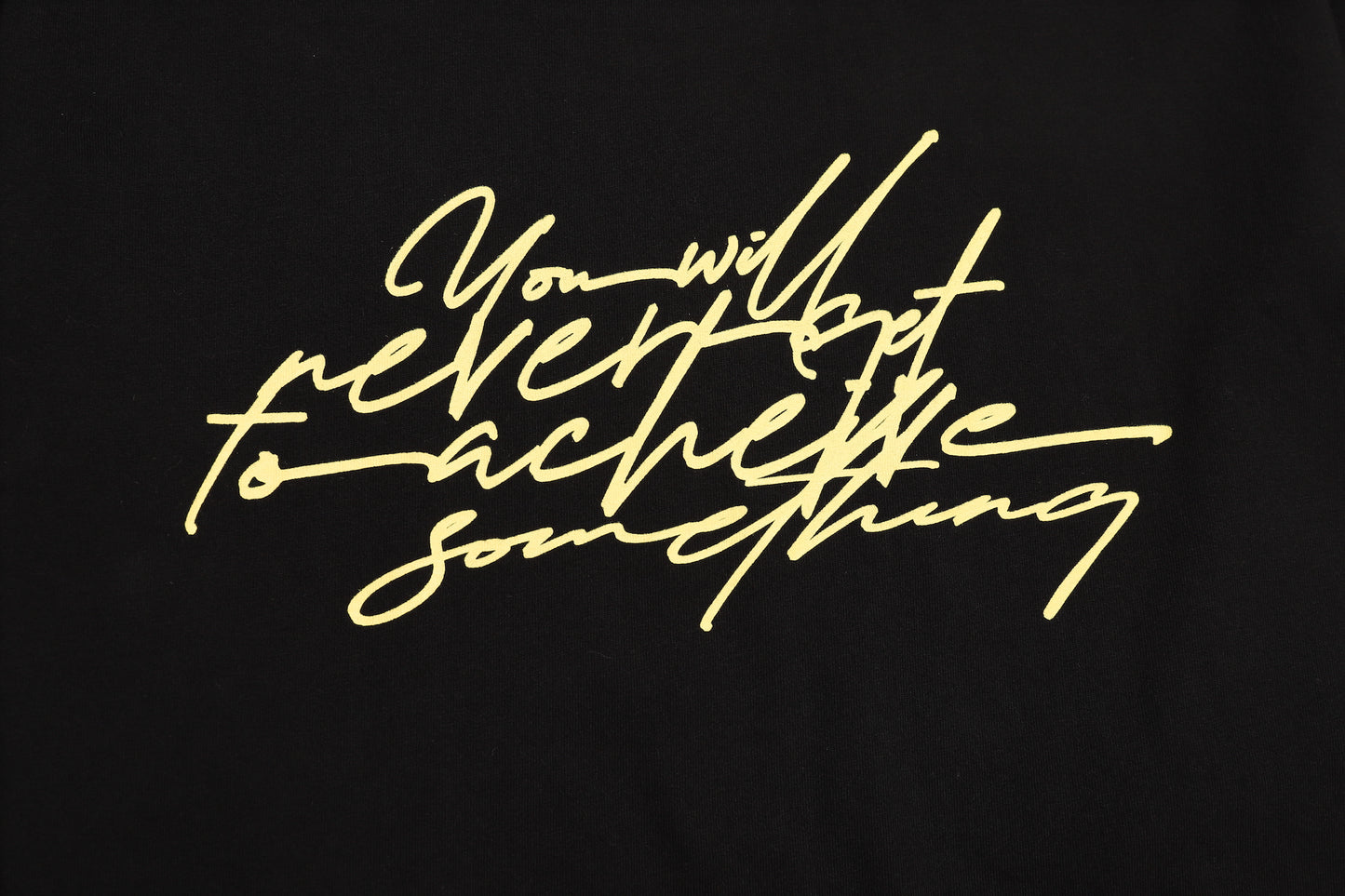 CURSIVE LONG SLEEVE / BLACK