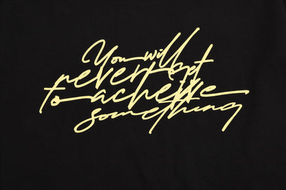 CURSIVE LONG SLEEVE / BLACK