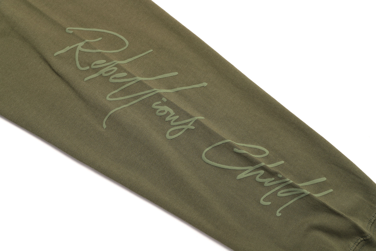 CYBER FONT LOGO LONG SLEEVE / KHAKI