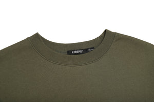SLOGAN SWEAT SHIRTS / KHAKI