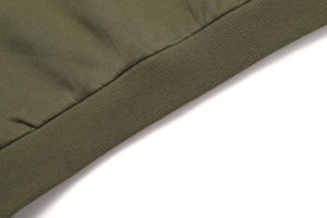 SLOGAN SWEAT SHIRTS / KHAKI