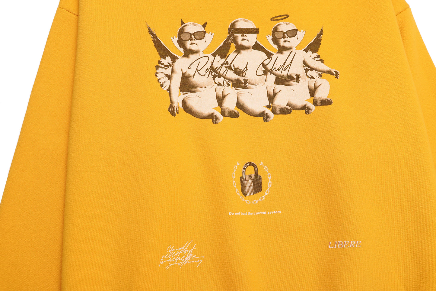 ANGEL BABIES SWEAT SHIRTS / MUSTARD