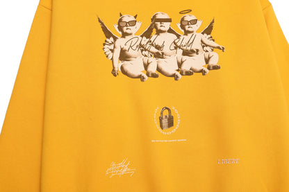 ANGEL BABIES SWEAT SHIRTS / MUSTARD