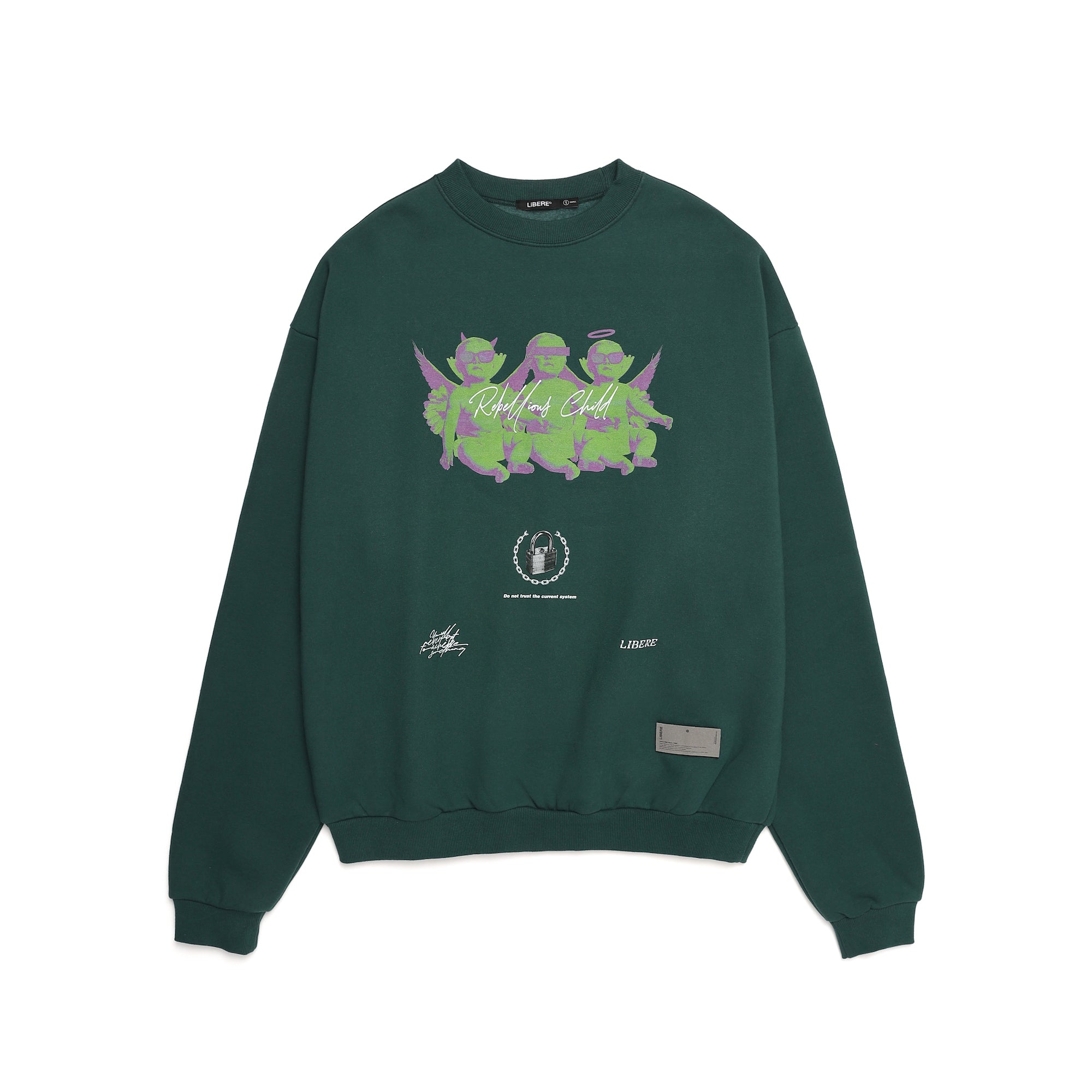 ANGEL BABIES SWEAT SHIRTS / GREEN