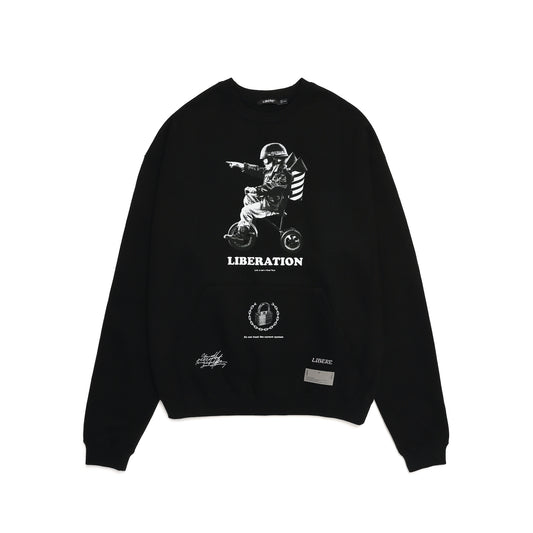 LIBERATION SWEAT SHIRTS / BLACK