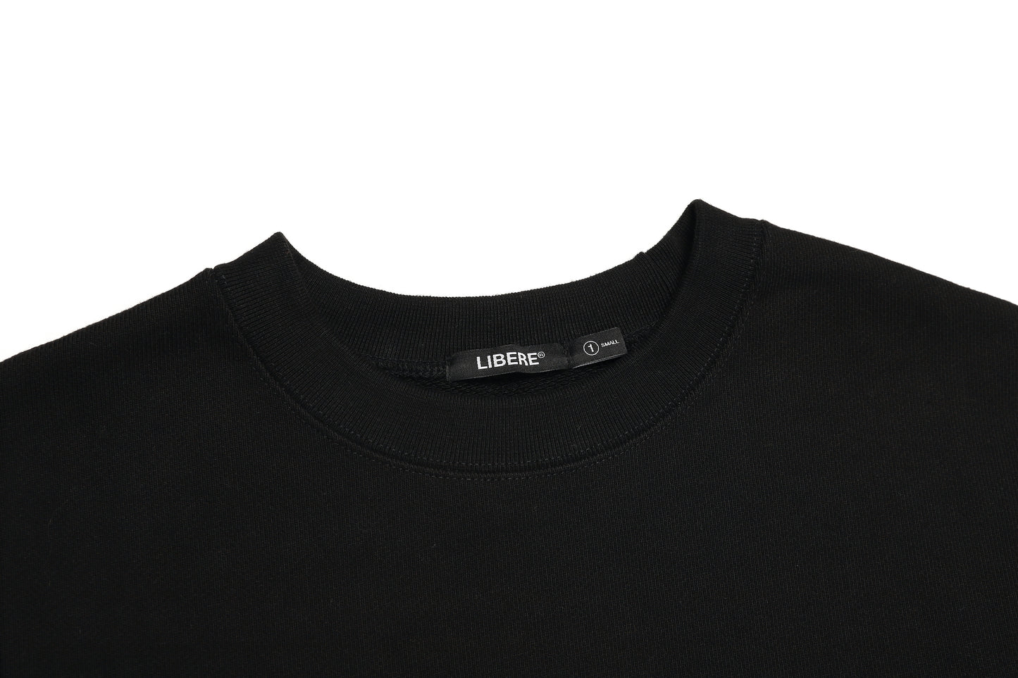 STRING SWEAT SHIRTS / BLACK