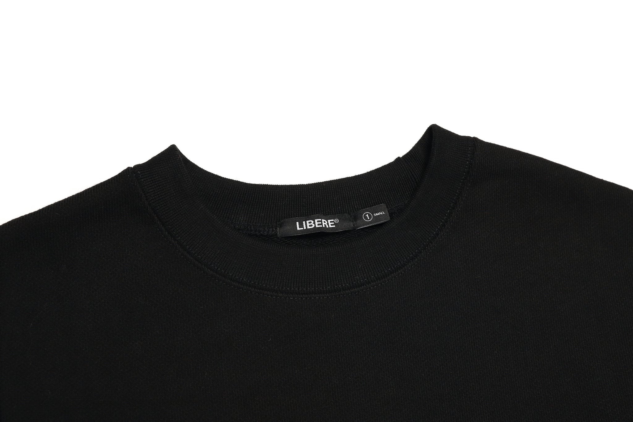 STRING SWEAT SHIRTS / BLACK