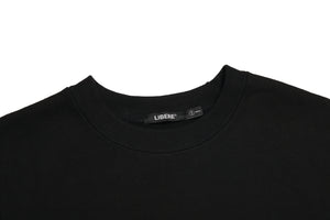 STRING SWEAT SHIRTS / BLACK