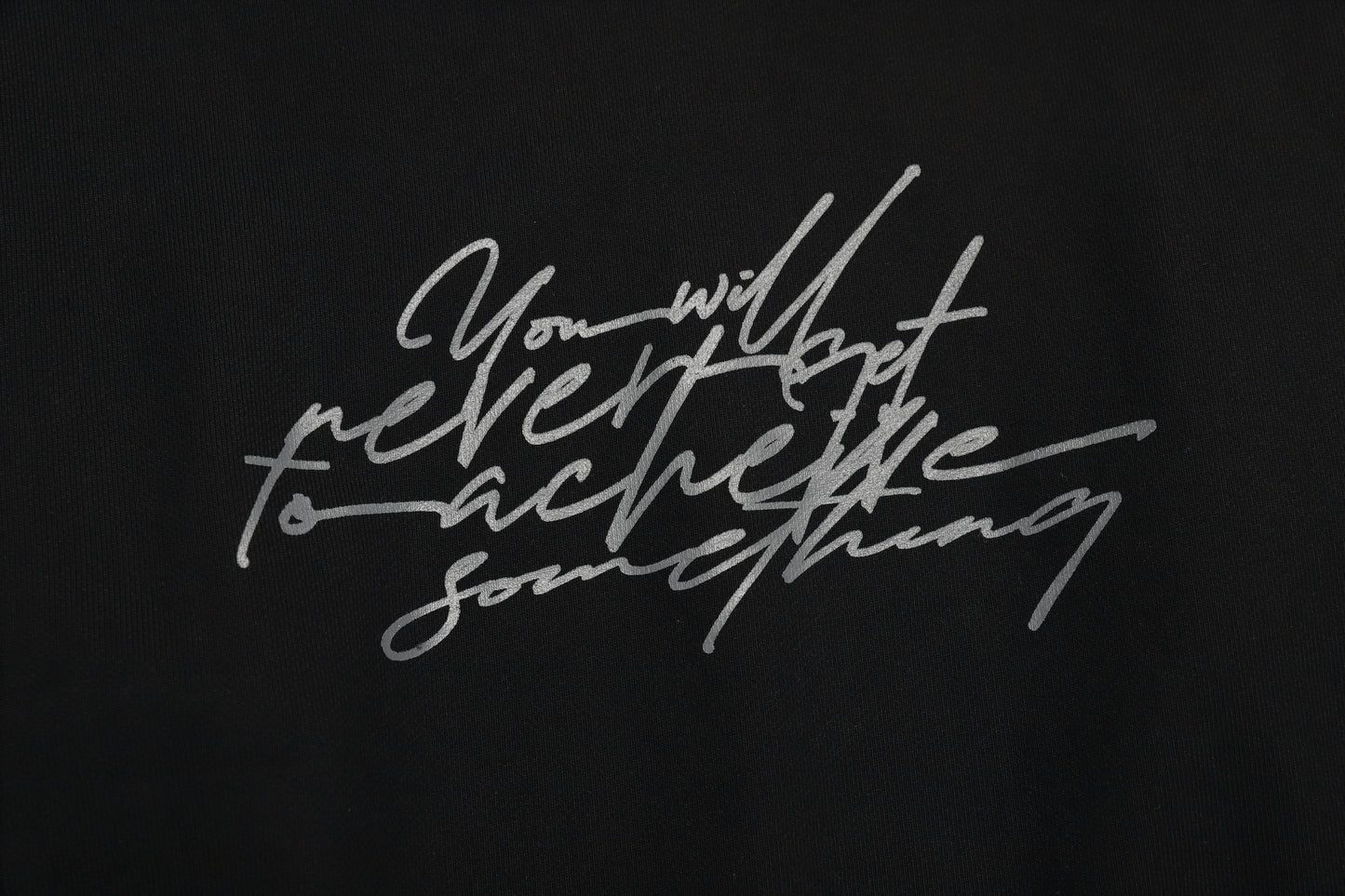 STRING SWEAT SHIRTS / BLACK