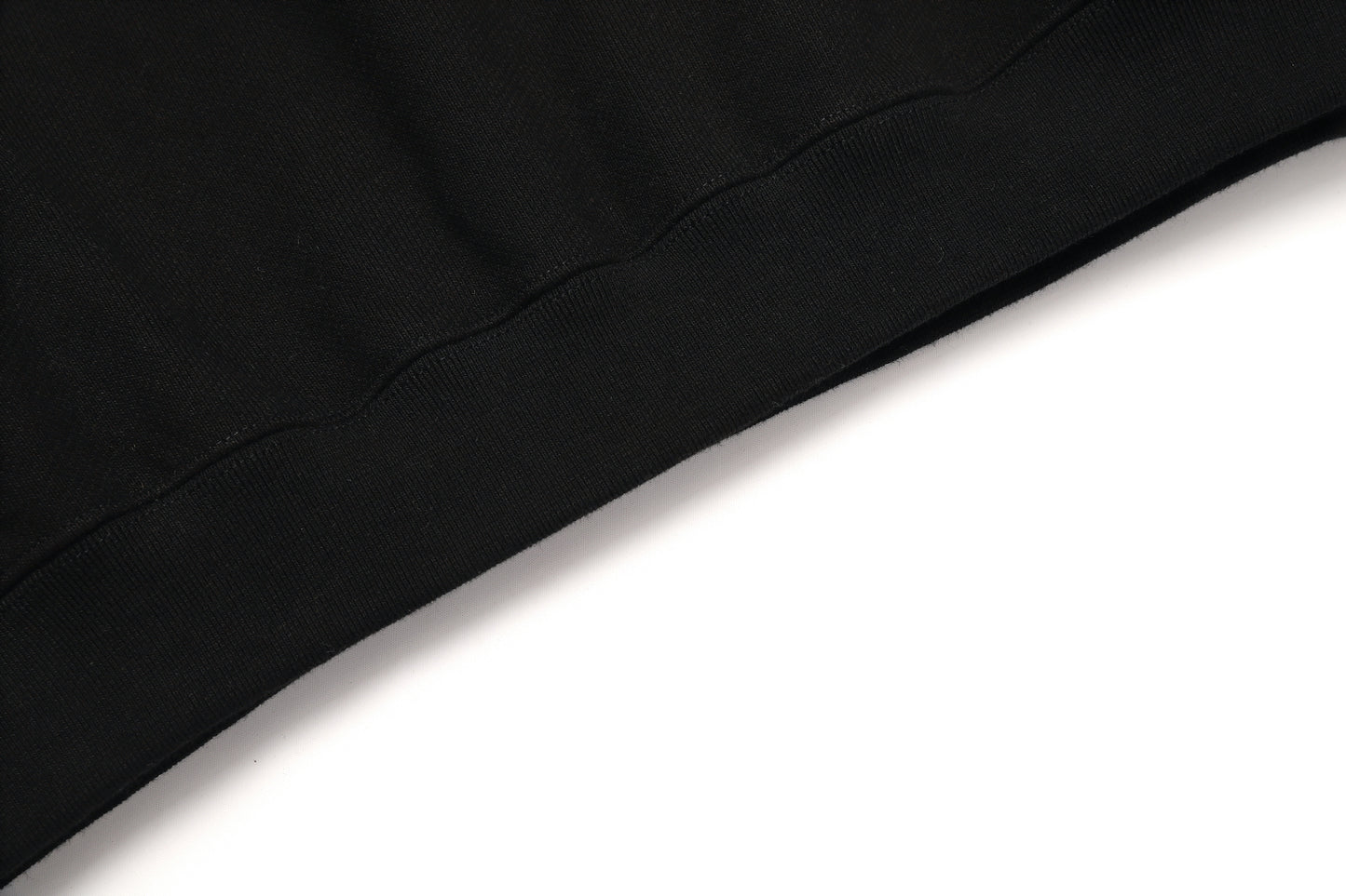 STRING SWEAT SHIRTS / BLACK