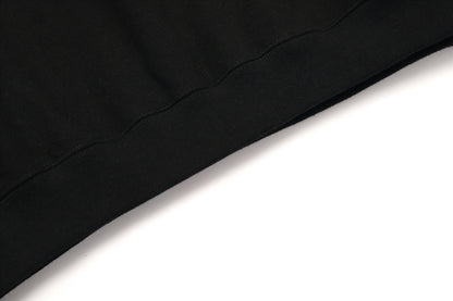 STRING SWEAT SHIRTS / BLACK