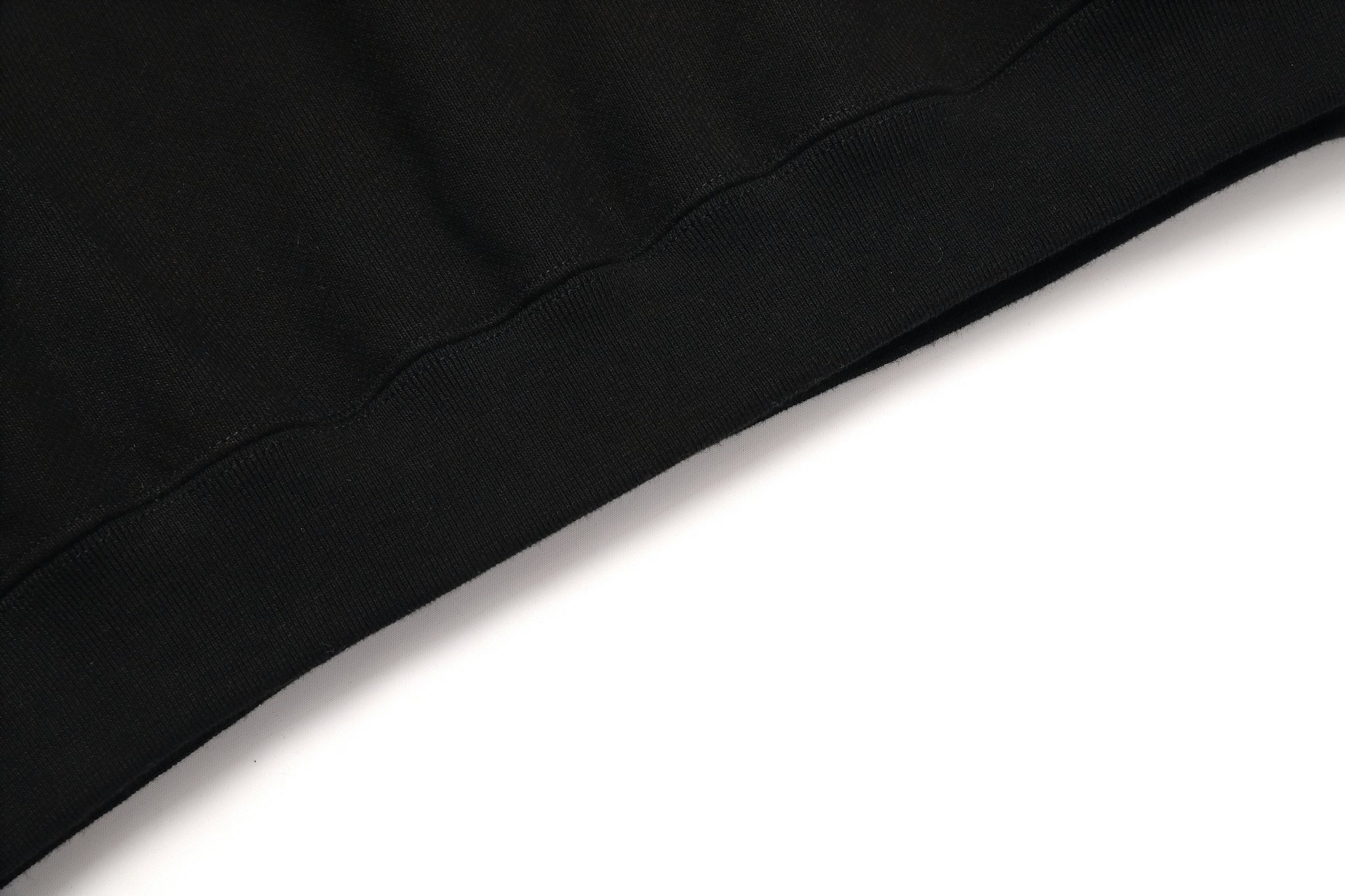 STRING SWEAT SHIRTS / BLACK
