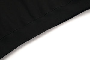 STRING SWEAT SHIRTS / BLACK