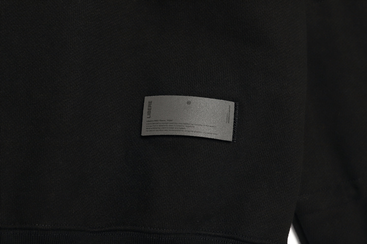 STRING SWEAT SHIRTS / BLACK