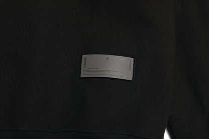 STRING SWEAT SHIRTS / BLACK