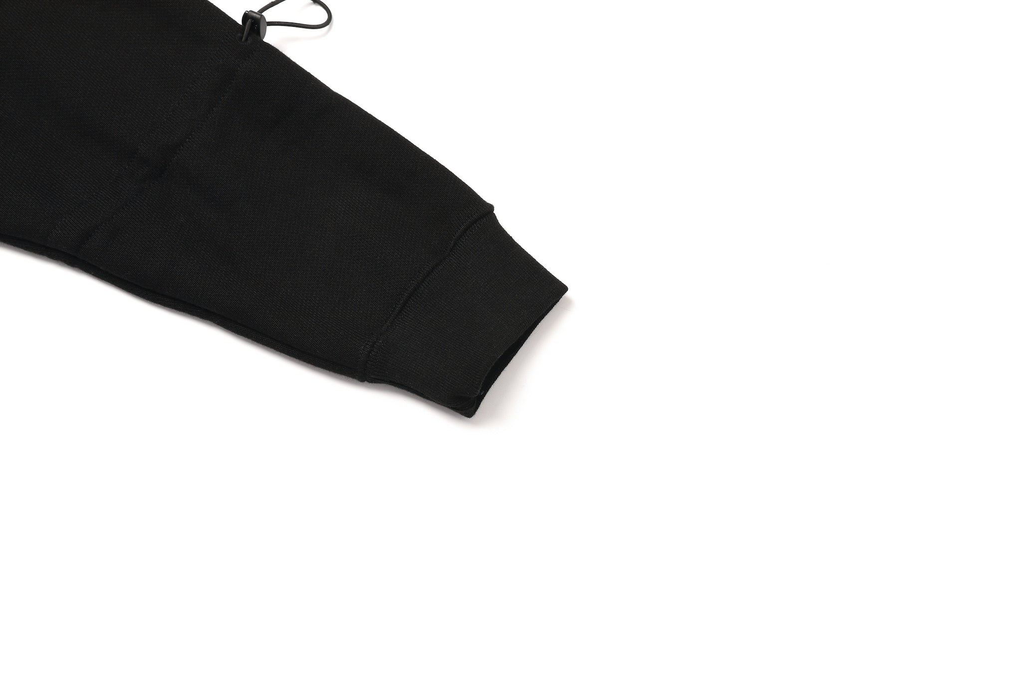 STRING SWEAT SHIRTS / BLACK