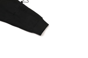 STRING SWEAT SHIRTS / BLACK