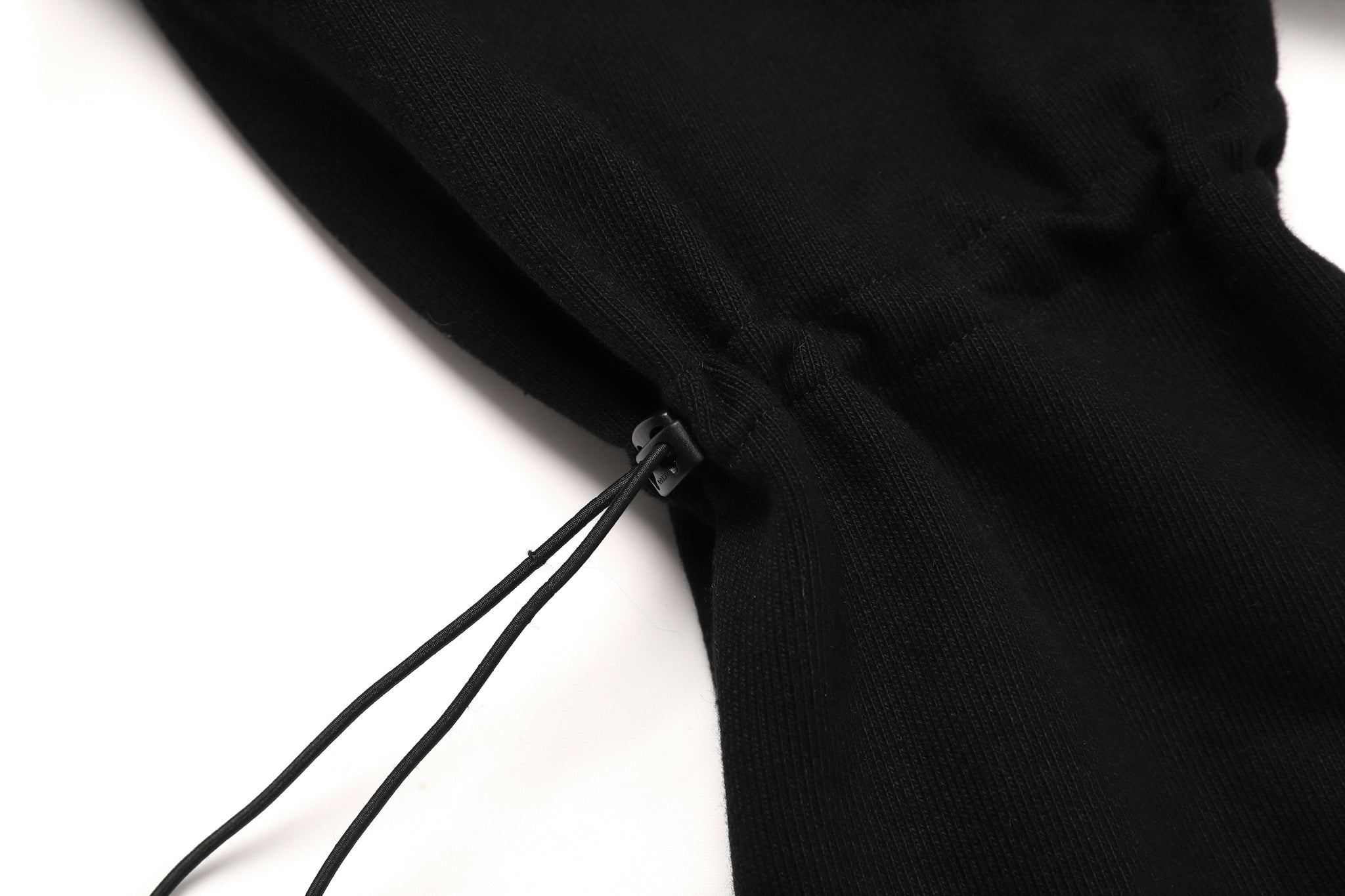 STRING SWEAT SHIRTS / BLACK