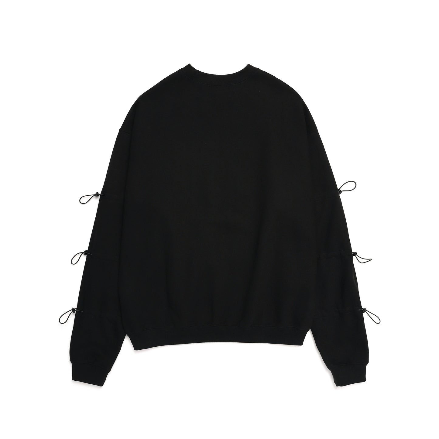 STRING SWEAT SHIRTS / BLACK