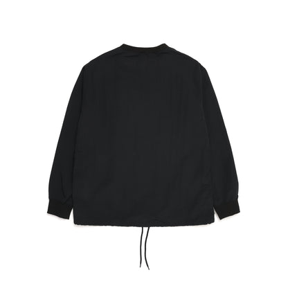 PULL OVER POCKET SHIRTS / BLACK
