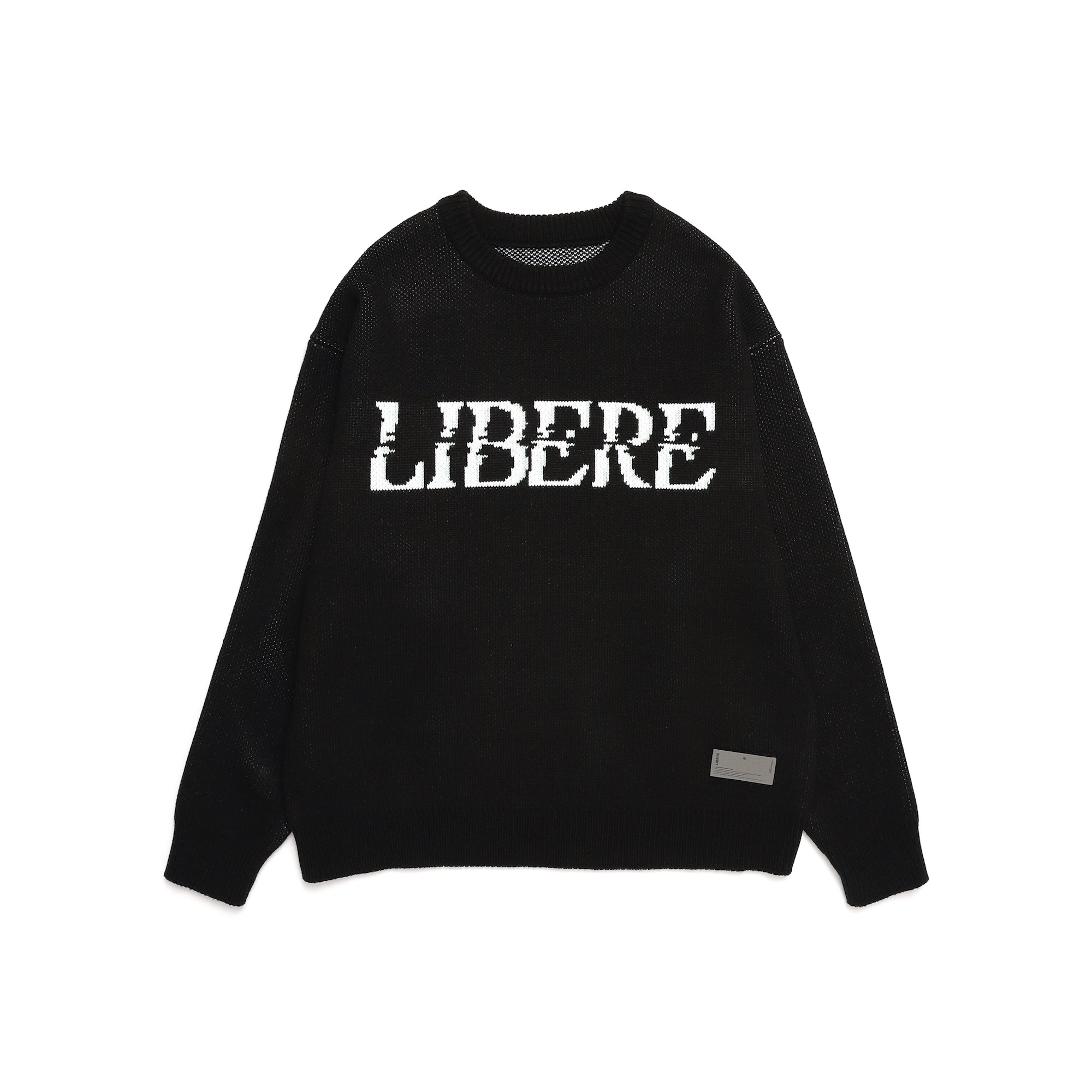 21 LOGO KNIT / BLACK