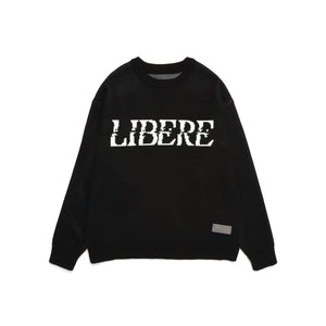 21 LOGO KNIT / BLACK