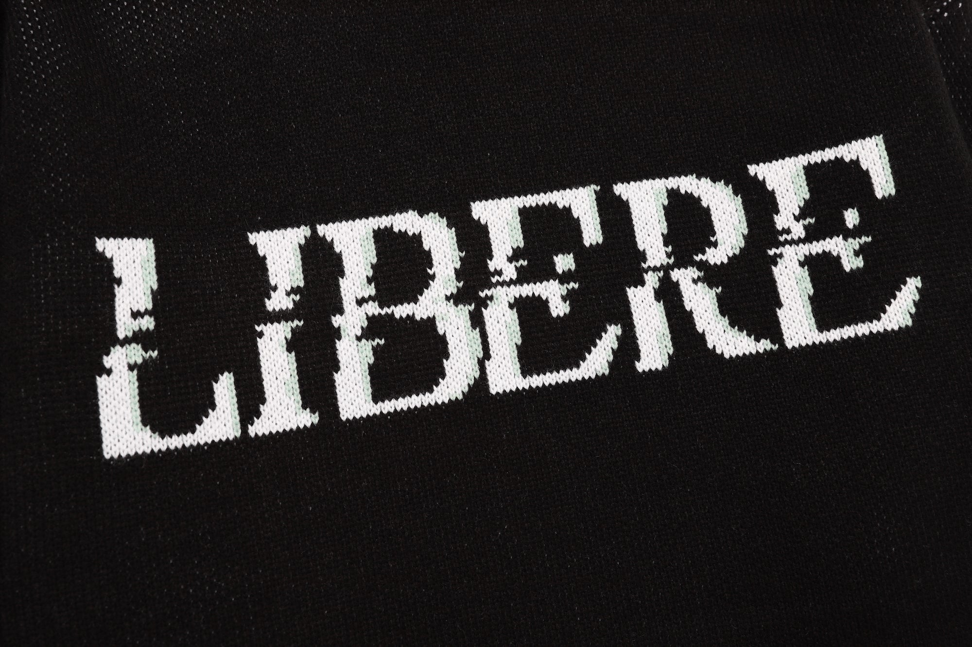 21 LOGO KNIT / BLACK
