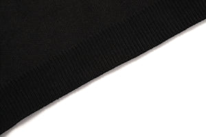 21 LOGO KNIT / BLACK