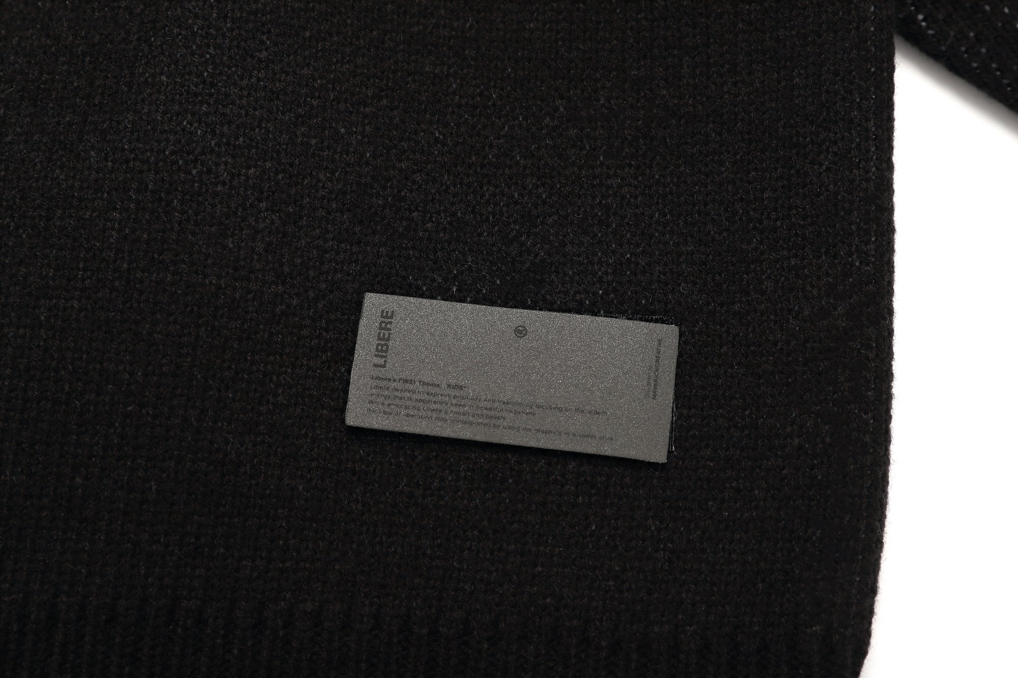 21 LOGO KNIT / BLACK