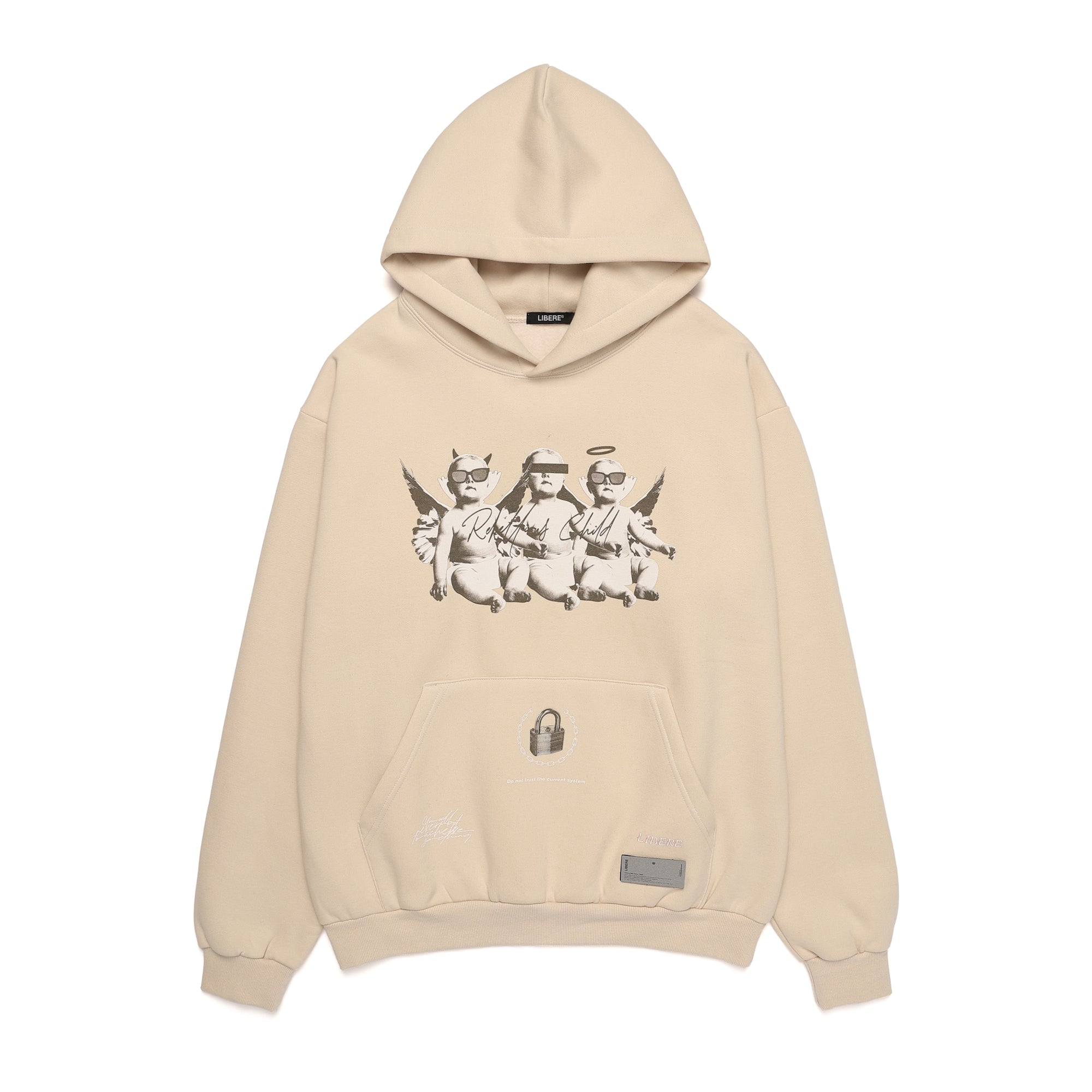 ANGEL BABIES HOODIE / IVORY